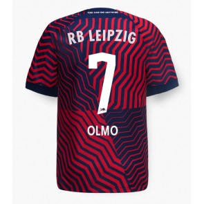 RB Leipzig Dani Olmo #7 Udebanetrøje 2023-24 Kort ærmer